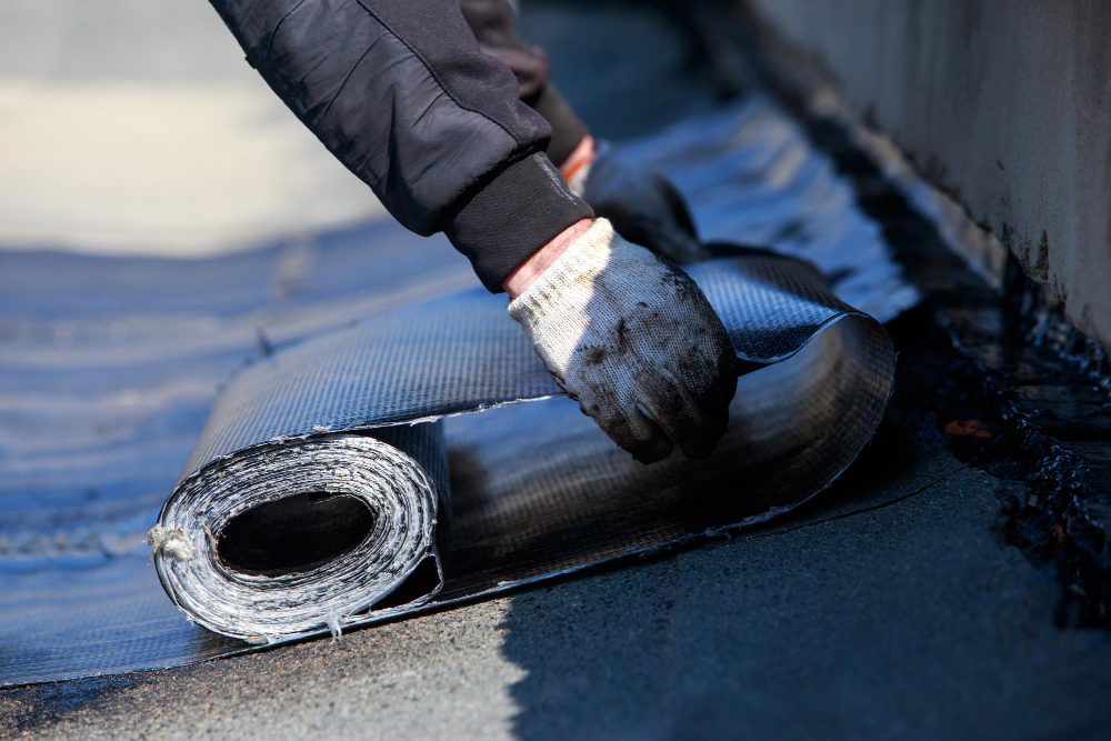 Rouleau étanchéité toiture